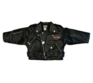 KIDS VINTAGE HD LEATHER JACKET