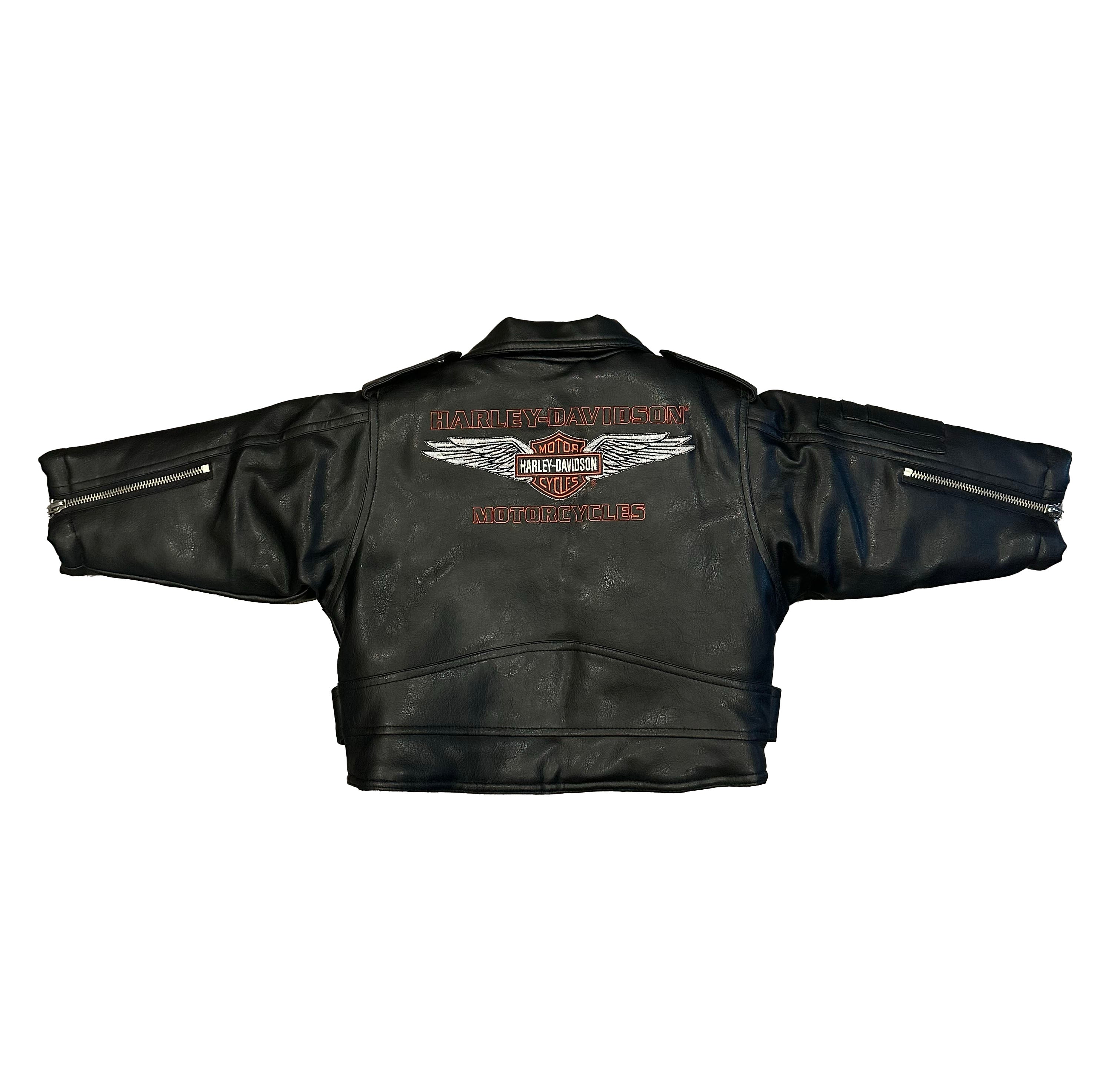 KIDS VINTAGE HD LEATHER JACKET