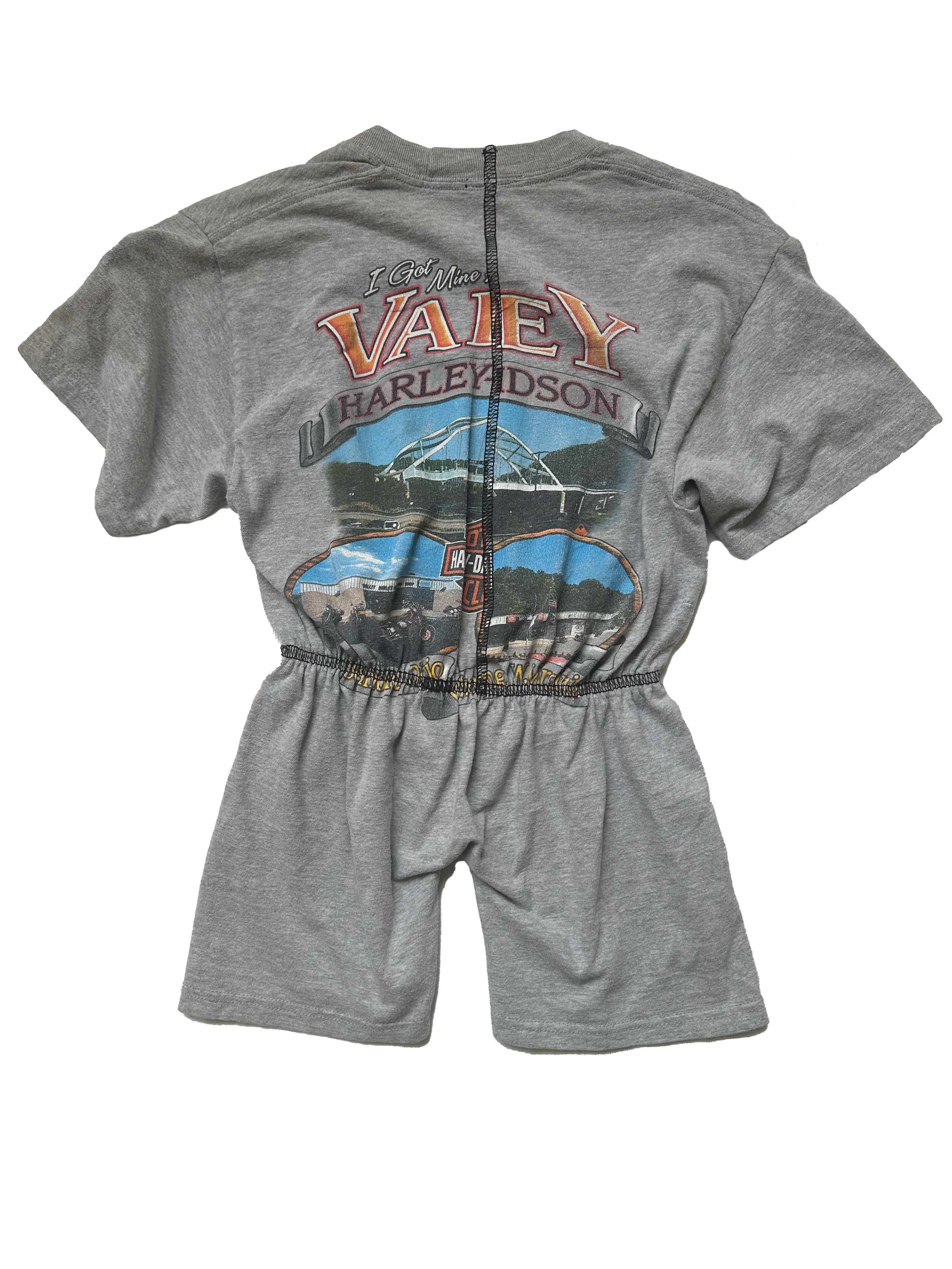 KIDS VINTAGE HARLEY DAVIDSON ROMPER