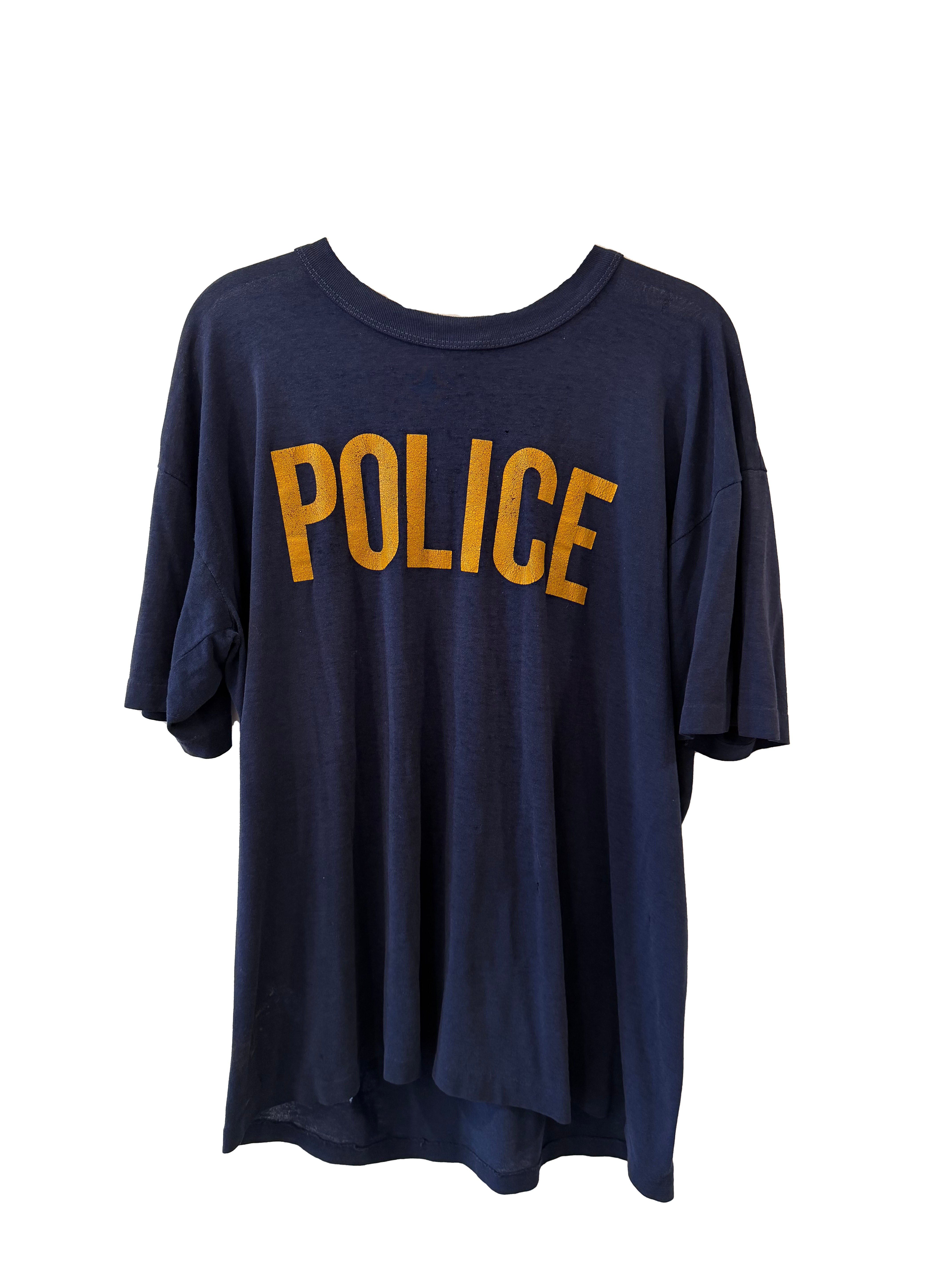 VINTAGE SINGLE STITCH POLICE TEE
