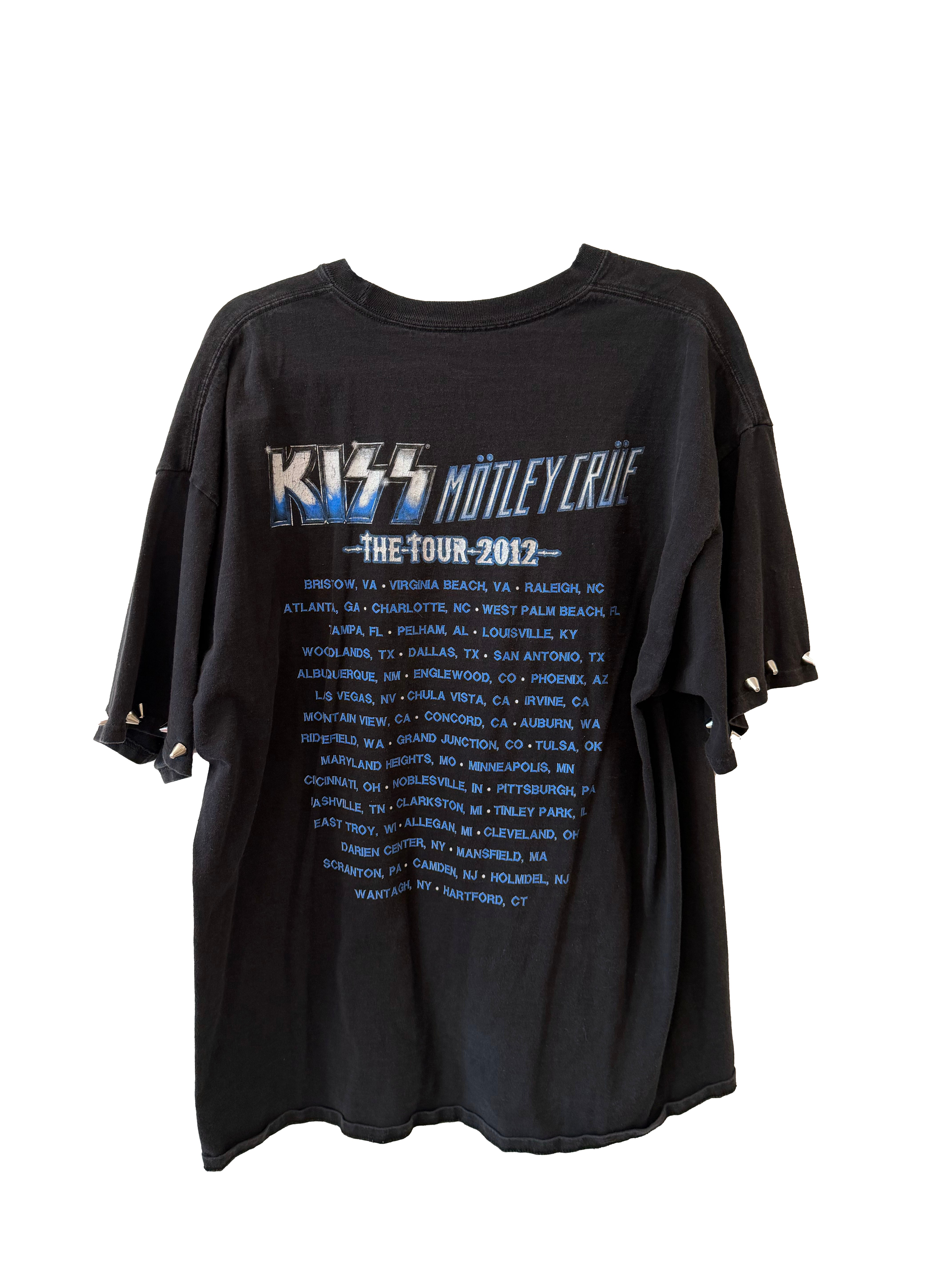 REWORKED KISS MOTLEY CRUE TEE