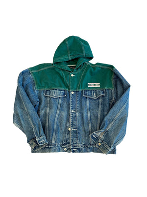 VINTAGE LOONEY DENIM HOODED JACKET