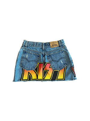 KISS MY A** LEVIS SKIRT