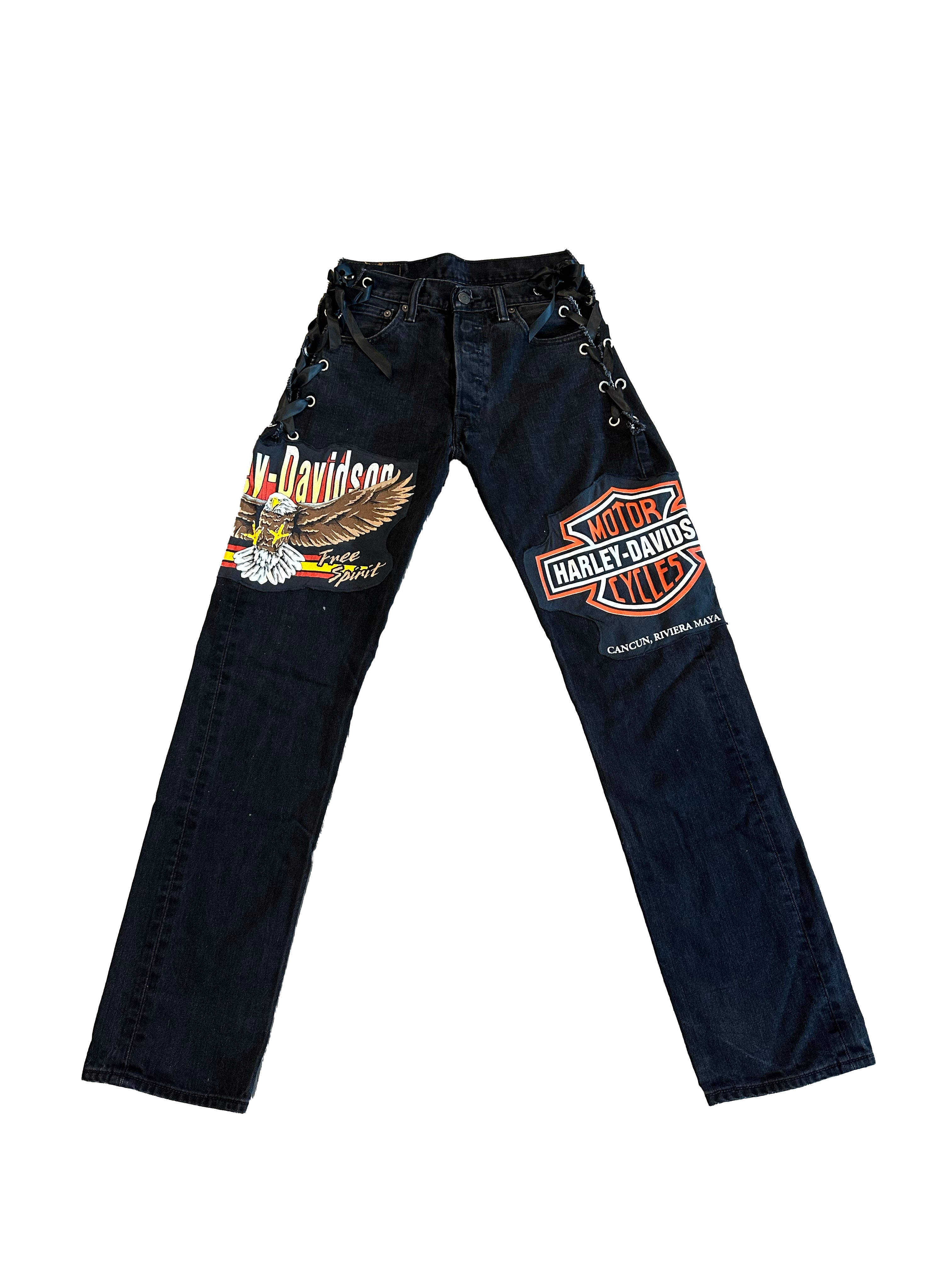 RIDE OR DIE REWORKED LEVI 501s