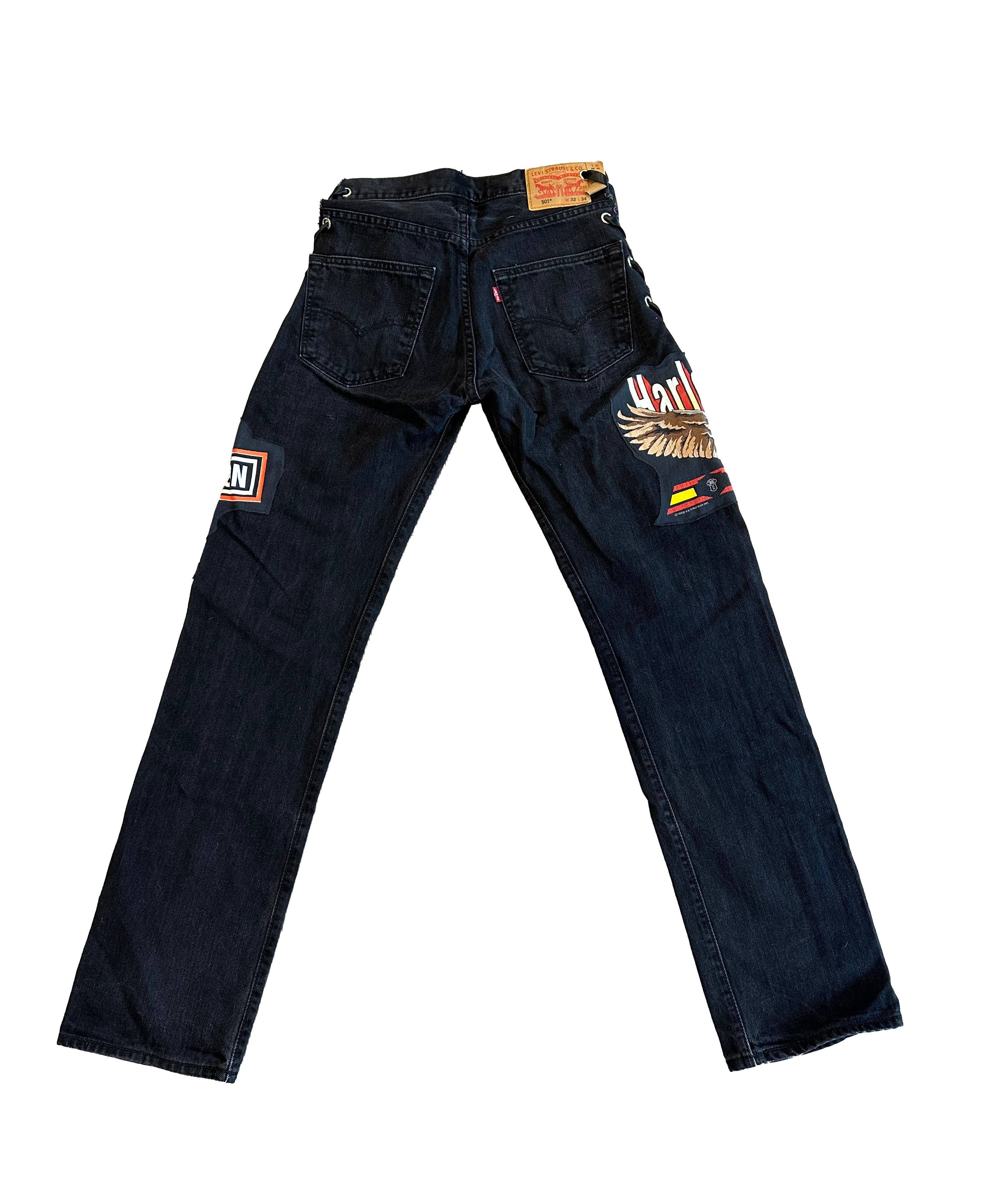 RIDE OR DIE REWORKED LEVI 501s