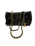 CC Vintage Patent Quilted CC Tote